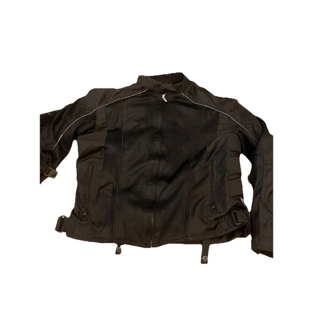 Power Trip Motorcycle Jacket Full Mesh Liner Zipper Padding Outer She’ll